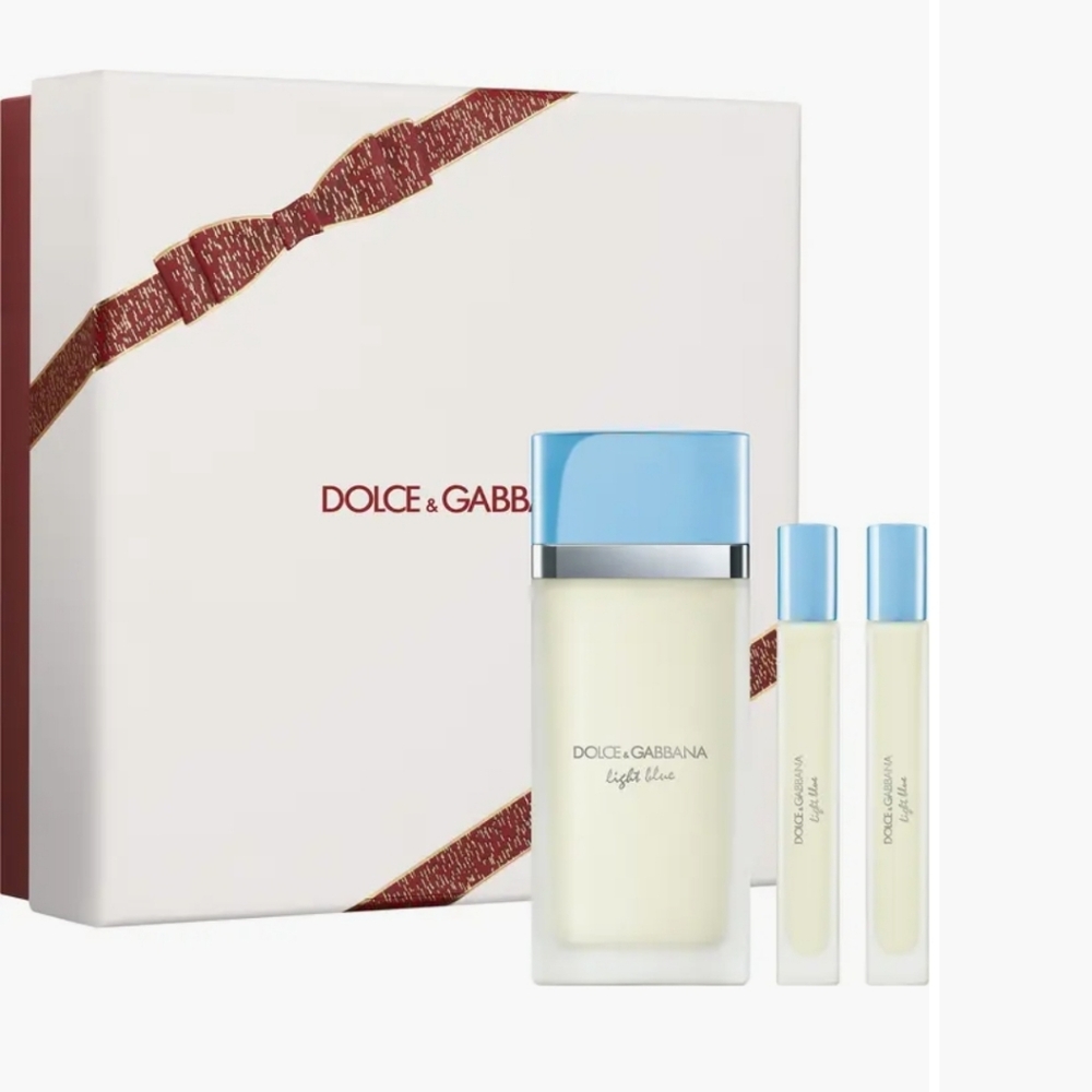 Dolce&Gabbana Light Blue Eau de Toilette Trio Gift Set, 3.3oz
